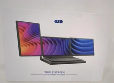 NEW F3 Portable Triple Screen Laptop Monitor Screen Extender Stand Work Station