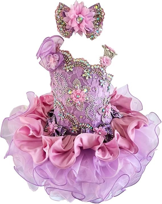 Jenniferwu Baby Girl Pageant Dress Handmade Beaded Dresses 3T
