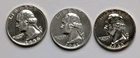 Silver Proof Quarter Lot (x3) Flashy Proofs Str Bid Below Melt Value!!!