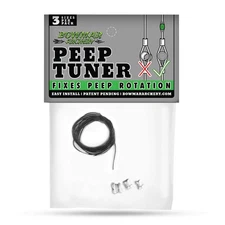 Bowmar Archery Peep Tuner Fixes Peep Rotation Easy Installation Durable Plastic