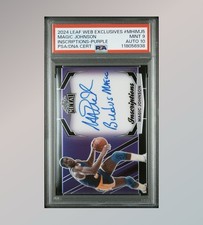 2024 LEAF WEB EXCLUSIVES METAL HEROES INSCR-PURPLE MAGIC JOHNSON PSA 9 AUTO 10