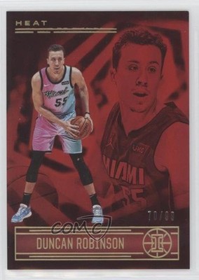 2020-21 Panini Illusions Trophy Collection Red 70/99 Duncan Robinson #134 09ai