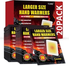 Hand Warmers Disposable - up to 20 Hours of Heat - 6/20 Pack Super Long Lasting 