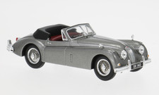 1:43 IXO 1956 Jaguar XK 140 Cabriolet Dark Gray Model Car NEW