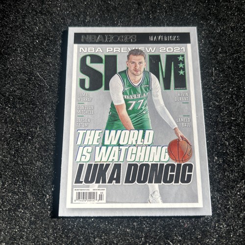 2021-22 Panini NBA Hoops Slam Luka Doncic Insert Card #SLAM 230