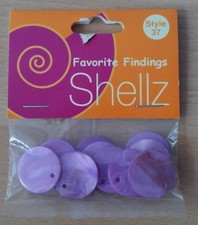 Pailletten Shellz Nr.37 / Pailetten Kn&ouml;pfe Perlen Aufn&auml;hen Basteln Verzieren