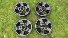 LAND ROVER DEFENDER BOOST ALLOY WHEELS RIMS BLACK X4