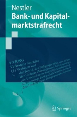 Bank- und Kapitalmarktstrafrecht Nina Nestler