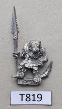 GW 1987 Skaven Ratmen with Halberd - (T819)  Metal