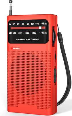 Portable Radio Am Fm for Home Outdoor, Transistor Radio 2AA Battery