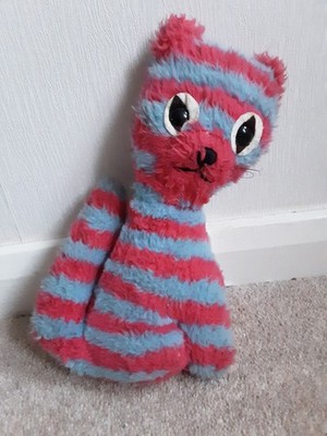 Vintage Chad Valley Chiltern Hygienespielzeug Katze