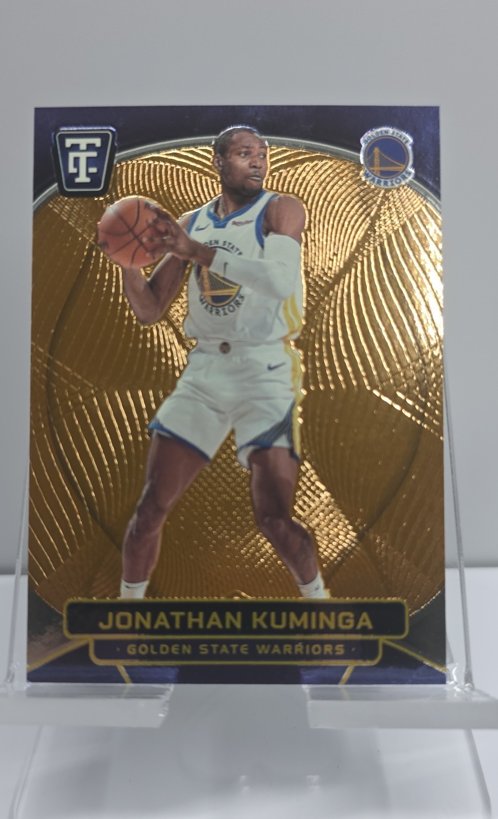 2024-25 Panini Totally Certified - Jonathan Kuminga #105 Neon Orange Mirror /299