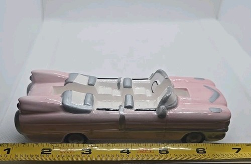 De colección 1989 Mary Kay Cosméticos Rosa Cadillac Cerámica Portatarjetas Coche - Imagen 6 de 7