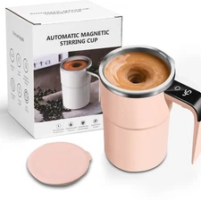 Automatic Magnetic Electric Self Stirring Mug Cup Mixing Coffee Milk Tea Beer