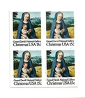 U S Stamps EFO  Scott 1799a Christmas imperforate block of four MNH cv 175.00