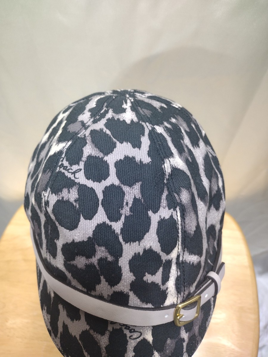 Coach New York Park Ocelot Cap Coach Park Ocelot Cap XS/S -orig $128 | Mercari main image 4
