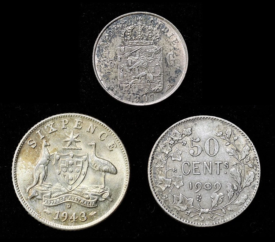 1943年 オランダ銀貨　美品 Silver 1943 Year Dutch Coins for sale | eBay