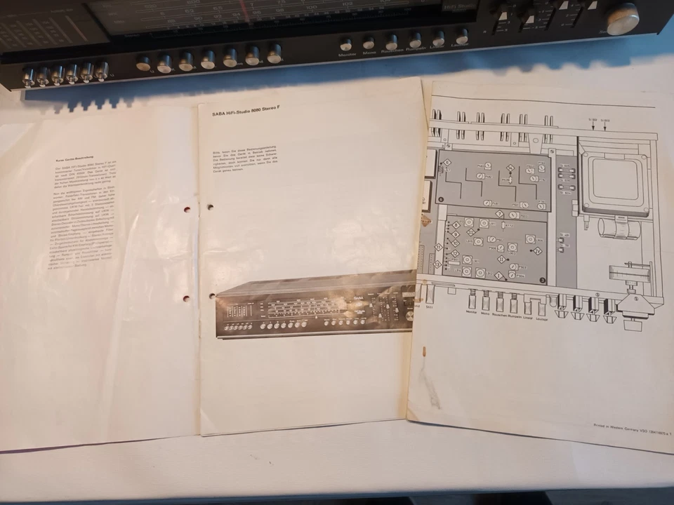 SABA Hifi Studio 8080 Stereo F , Vierkanal/Quadrosonic , bitte lesen !!! - Bild 3 von 4