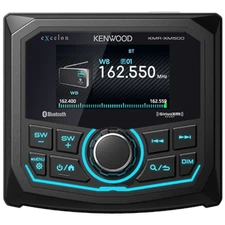 Kenwood KMR-XM500 eXcelon Marine Powersports Gauge Style Digital Media Receiver