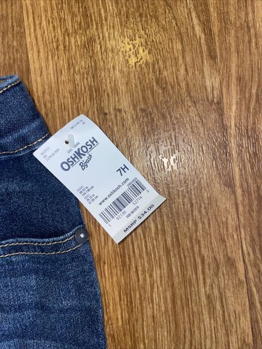 OshKosh B'gosh Little Boys' Classic Jeans - Blue - Size 7H New - Picture 3 of 4