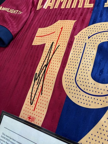 Lamine Yamal SIGNED FC Barcelona Rare Shirt/Jersey + COA (READ DESCRIPTION) - Picture 4 of 5