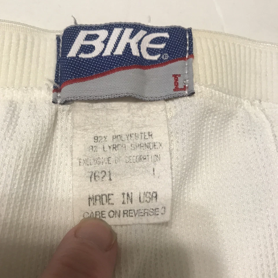 Pantalones Cortos Acolchados Bicicleta Fútbol Talla L Blanco 4269 Foto 4 de 4