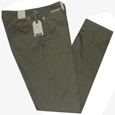 Pantalone uomo 46 48 50 52 54 56 58 60 cotone leggero strech verde SEA  BARRIER | eBay