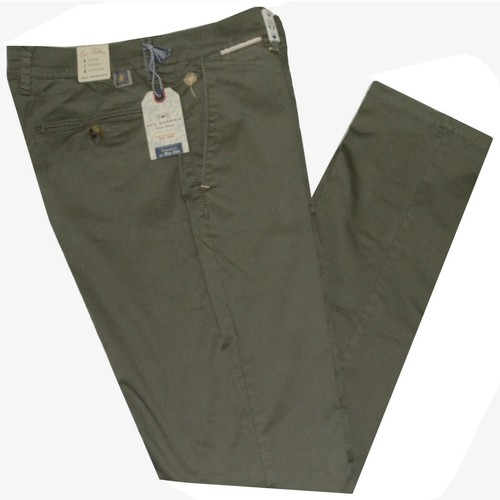 Pantalone uomo 46 48 50 52 54 56 58 60 cotone leggero strech verde SEA  BARRIER | eBay