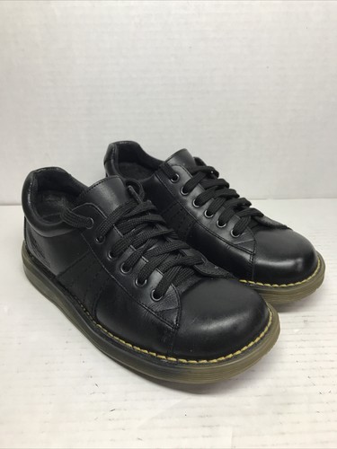 Dr Martens 2B24 Vintage 6 eyelets Black Leather Shoes Size 6 Eu 36 Chunky  90's | eBay