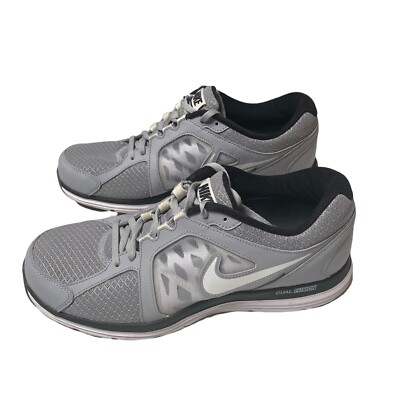 Nike Sz 10 Mens Dual Fusion shoes Nike Dual Fusion Run 3 Mens Running Shoes Black Silver  main image 4