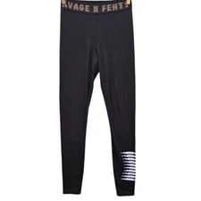 Savage X Fenty Womens S Forever Savage Jersey Legging in Black Caviar NWT