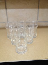 Gerolsteiner Becher 6x Glas Gastro Wasserglas altes Logo