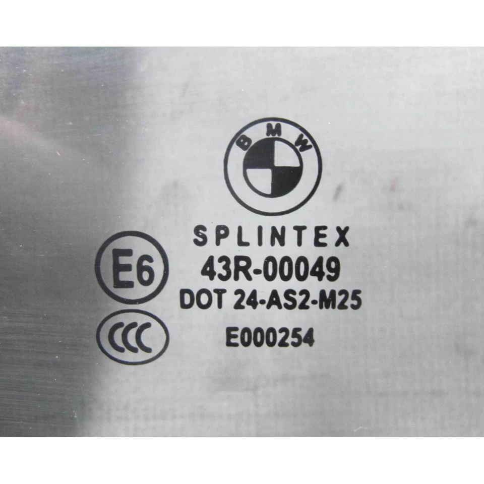 2000-2006 BMW E46 3-Series купе левая задняя четверть вентиляционное стекло б/у от оригинального производителя - Изображение 2 из 3