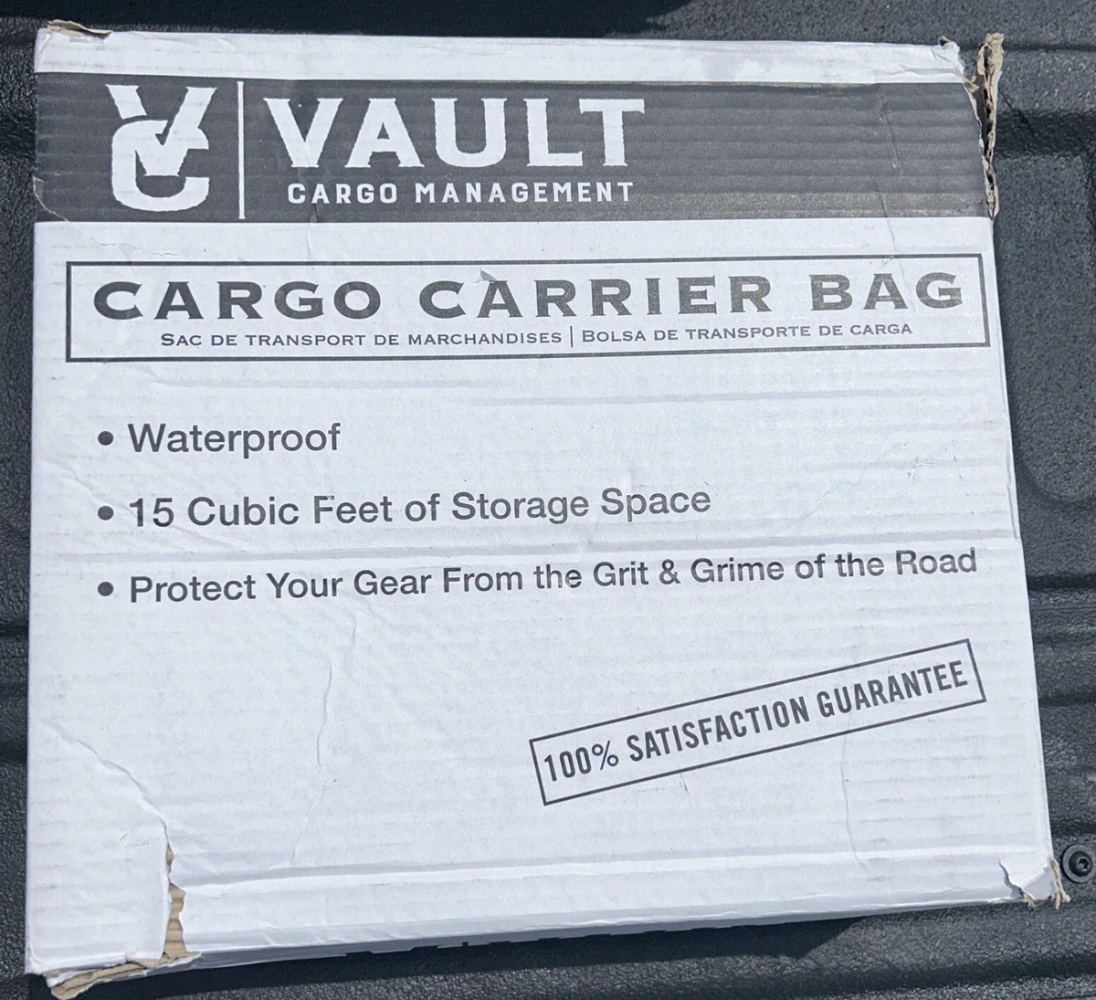 Vault Cargo Management Roof Tow Bar Carrier Heavy Duty Water Proof 15 CU FT NEW