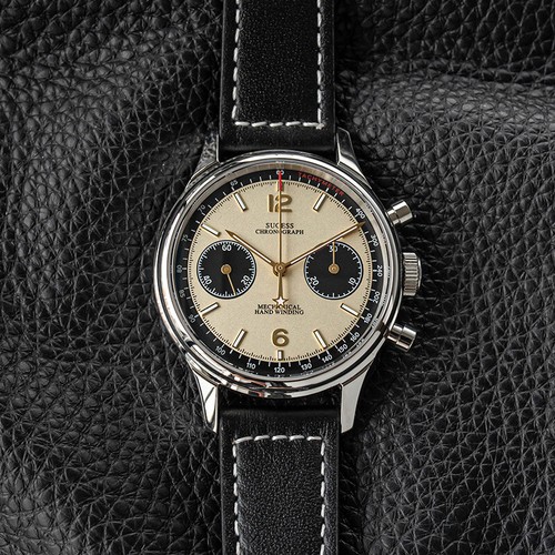 Orologio Nuovo Esercito Gabbiano Collo Oca Meccanico Panda Cronografo 1963 Scelta Regalo - Foto 16 di 30