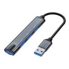 USB 3.0 2.0 Quick Transfer Adapter Hub 4-Port for Photographers Video Editors