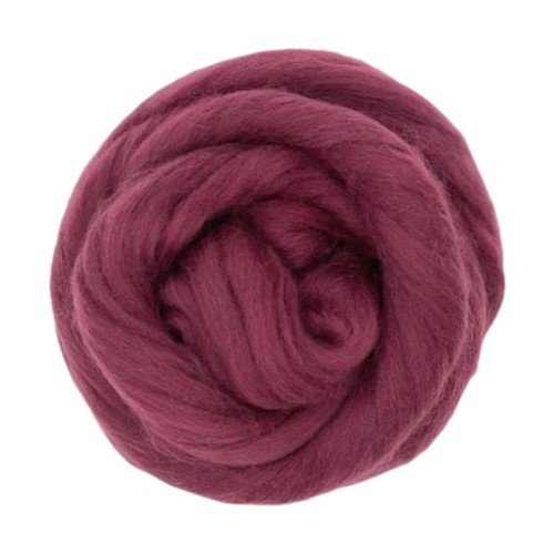 Red Pink Wool Roving - Merino Fibre for Spinning Needle & Wet Felting 3D Art 😊 - Picture 12 of 13