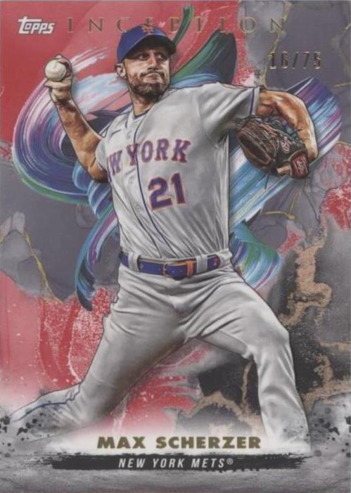 2023 Topps Inception - Max Scherzer #14 Red /75 for sale online | eBay