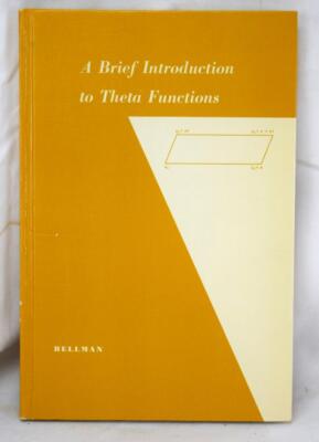 1961 A Brief Introduction To Theta Functions Richard Bellman Hardcover