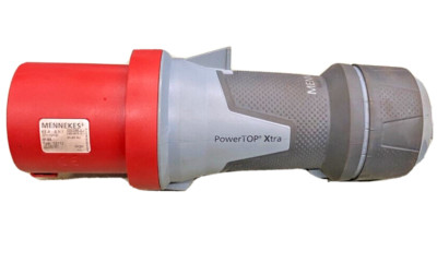 Mennekes 13112 PowerTop Xtra Plug 63A, 6H, 400V, IP44, 50/60 Hz