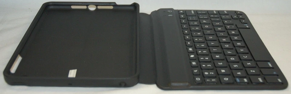NEW ZaggKeys Apple iPad Mini 7" BLACK Folio Bluetooth Keyboard & Case Stand zagg - Image 3 of 4