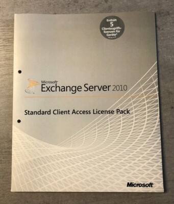 MS Exchange Server 2010 Standard 5er Device Cals deutsch 381-04128