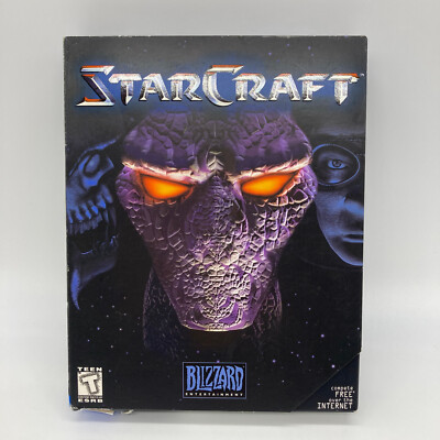 Vintage Sealed StarCraft Big Box PC Blizzard Star Craft *BOX DAMAGE*