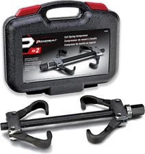 Powerbuilt Strut Coil Spring Compressor Tool Kit Compress Remove and Install Veh