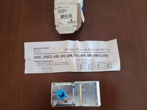 Emerson AMG 057341 Solenoid Coil 24/50-60