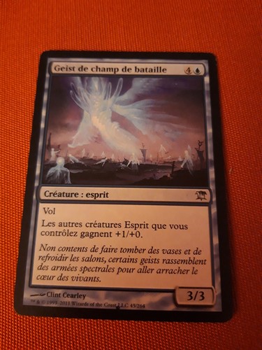 Fantasma De Champ De Batalla Innistrad Postal Mágica MTG VF FR - Imagen 1 de 2