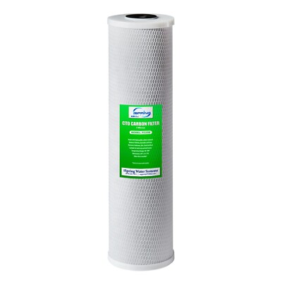 iSpring FC25B Carbon Block CTO Whole House Replacement Water Filter 4.5'' x 20''