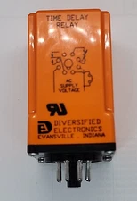 DIVERSIFIED ELECTRONICS Time Delay Relay Single Shot Supply Volt. 120 VAC [GB 3]