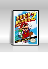 Pack 3 L&aacute;minas P&oacute;ster Super Mario Bros de NES. Cuadro Decorativo