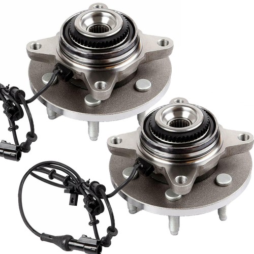 Pair Front Wheel Bearing Hubs Assembly for 20042006 Ford F150